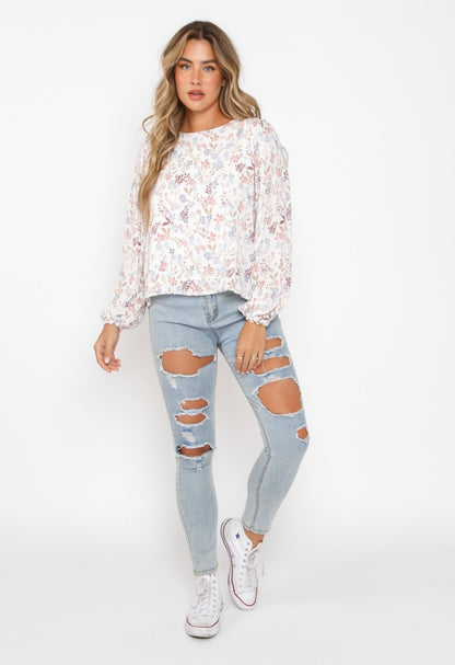 CLAIRE FLORAL TOP