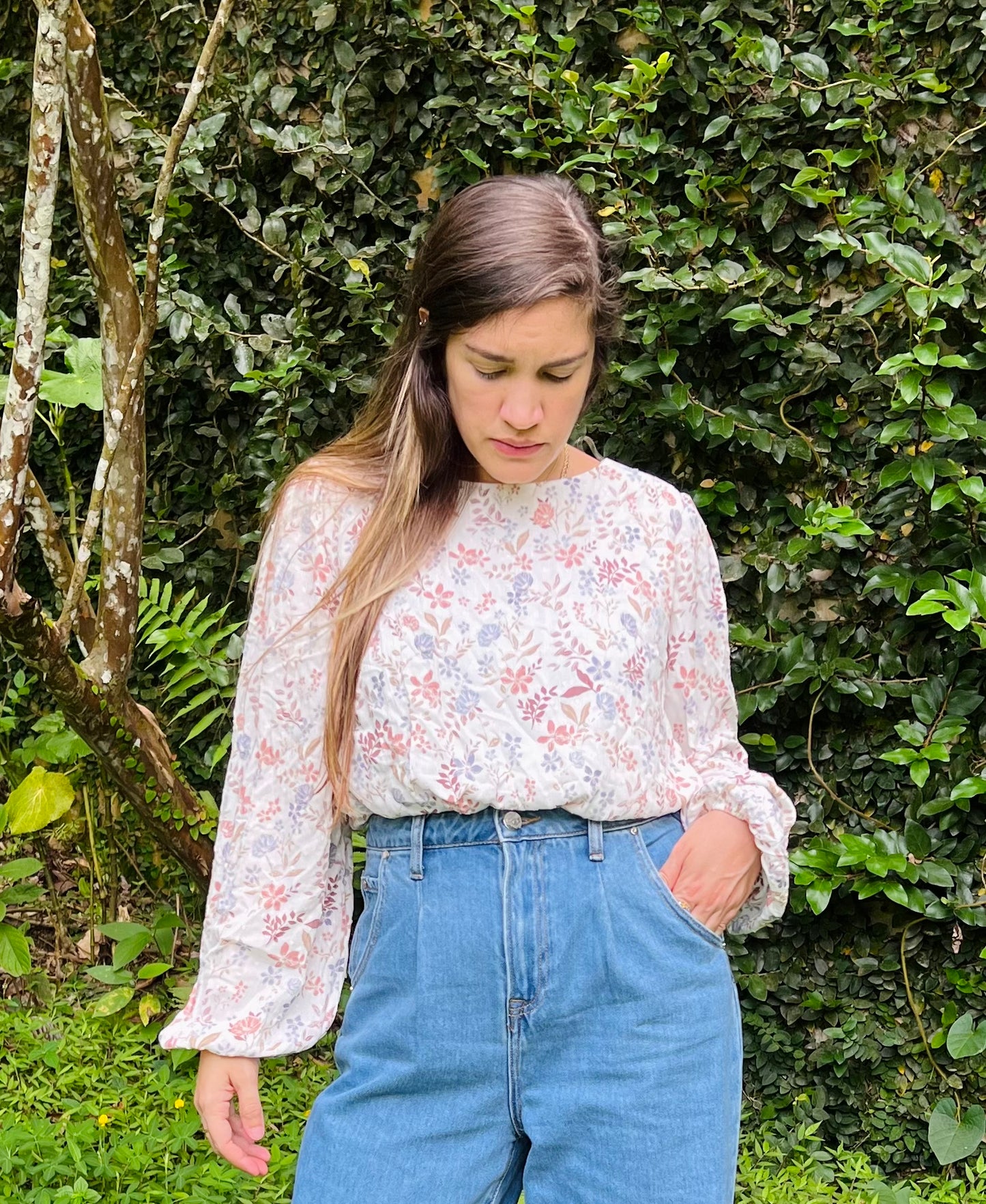 CLAIRE FLORAL TOP