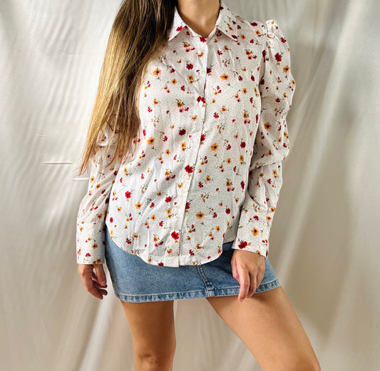 THRIFT - POPPY FLORAL TOP