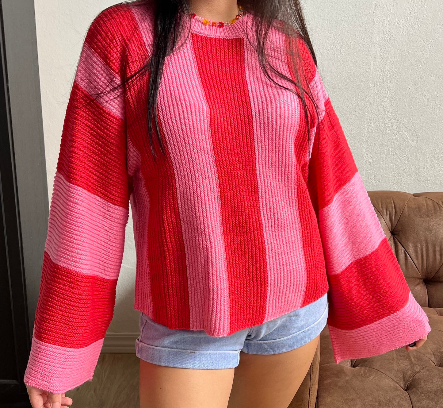 DUO SWEATER TOP