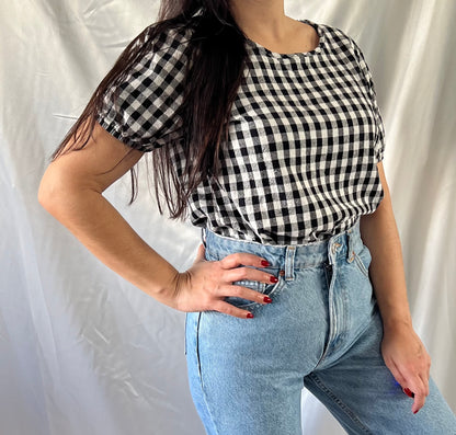 THRIFT - GINGHAM TOP