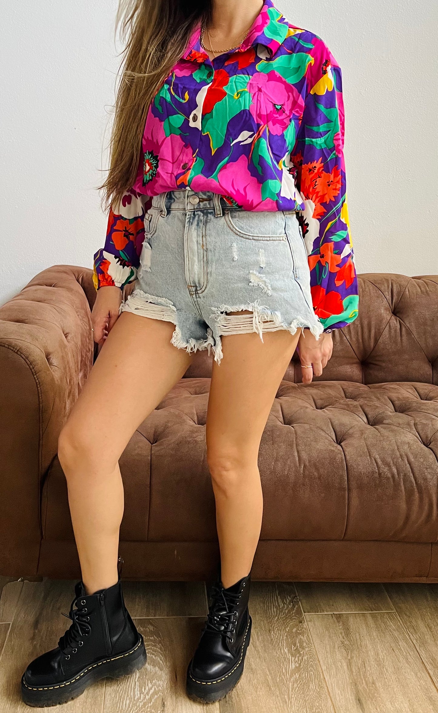 LUISA FLORAL TOP