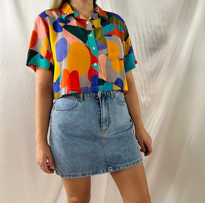 THRIFT - FLORA CROP TOP