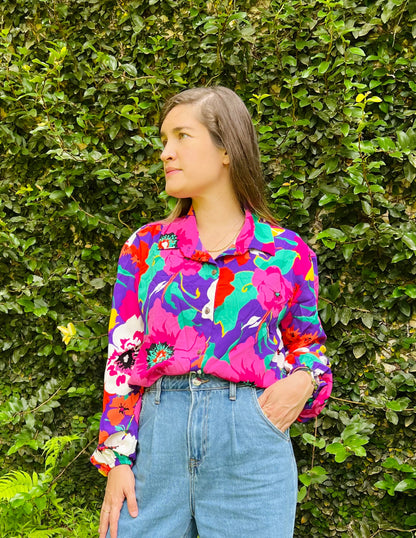 LUISA FLORAL TOP