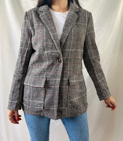 CLASSIC GINGHAM BLAZER