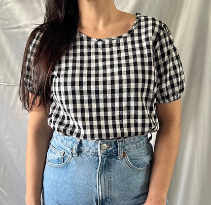 THRIFT - GINGHAM TOP