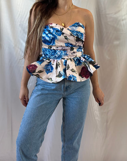 VERSALLES FLORAL TOP