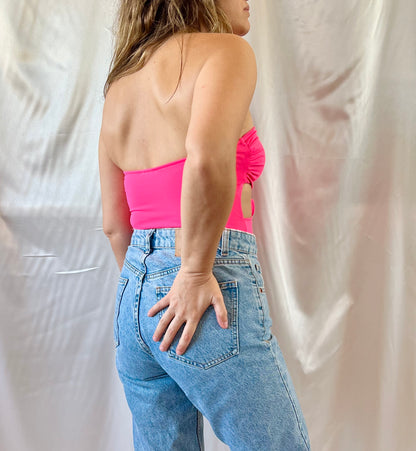 HOT PINK BODYSUIT