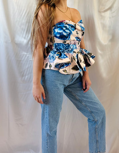 VERSALLES FLORAL TOP