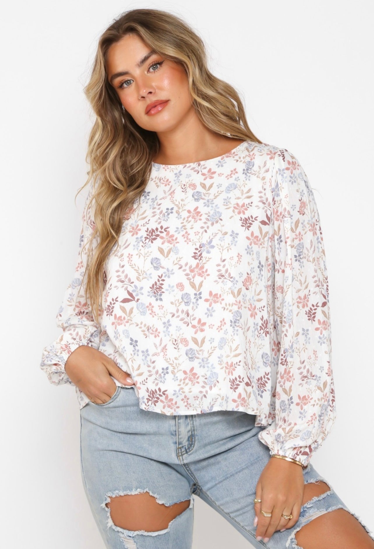 CLAIRE FLORAL TOP