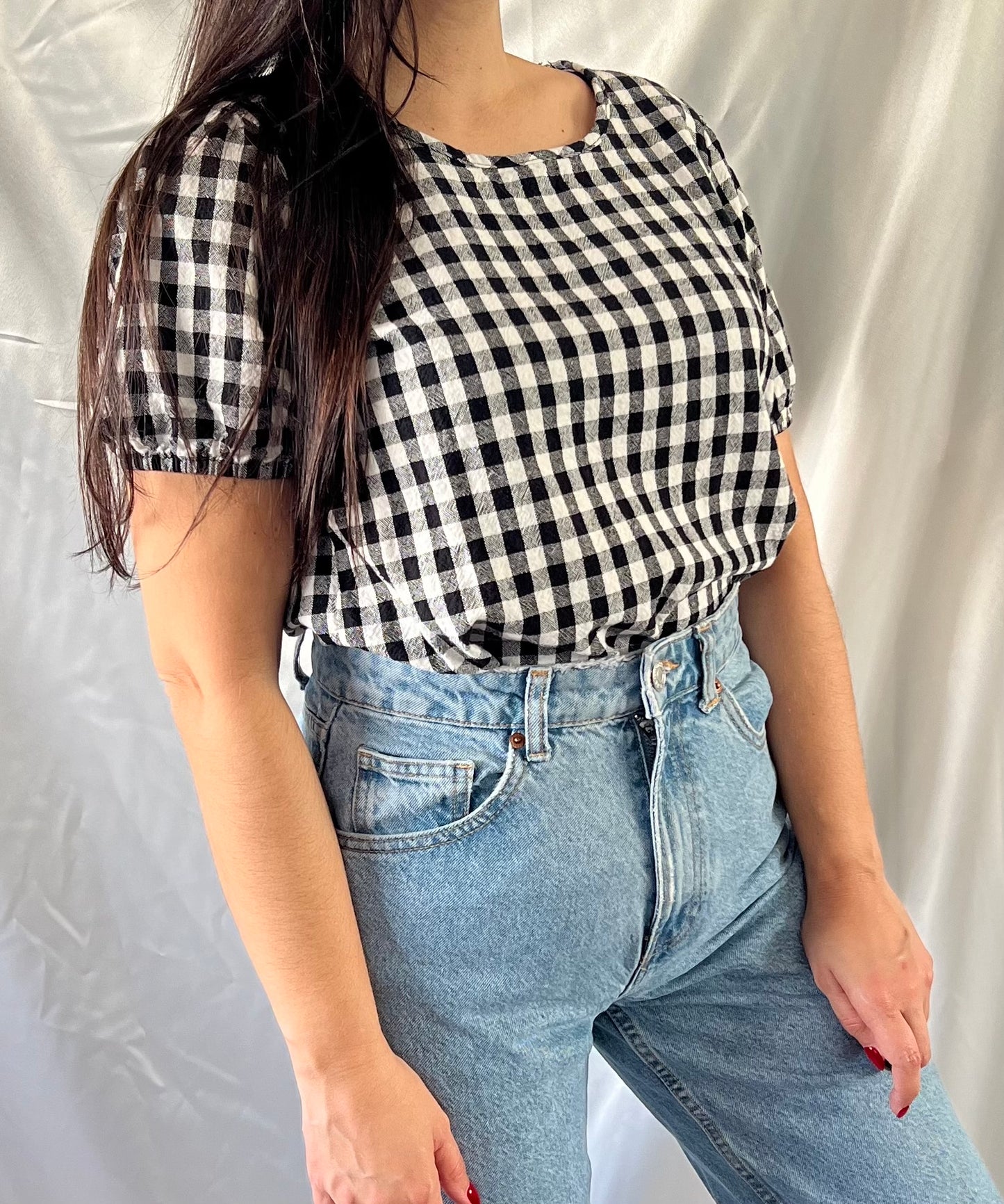 THRIFT - GINGHAM TOP