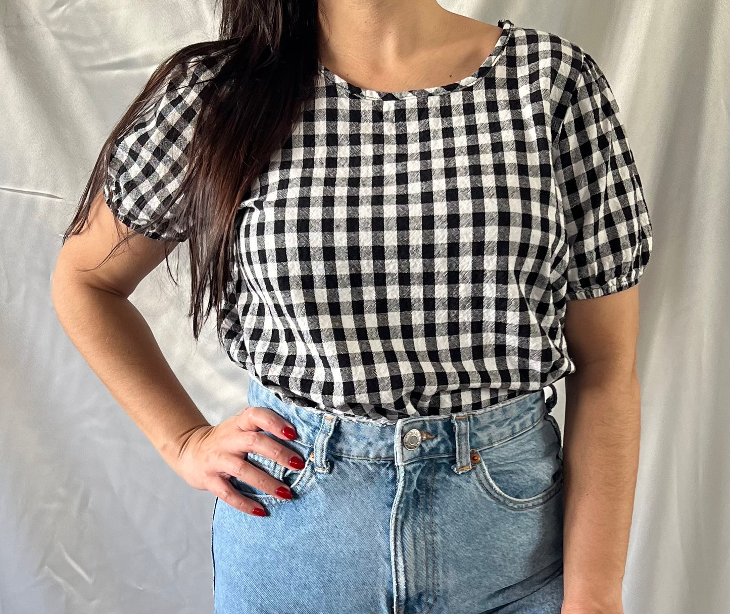 THRIFT - GINGHAM TOP