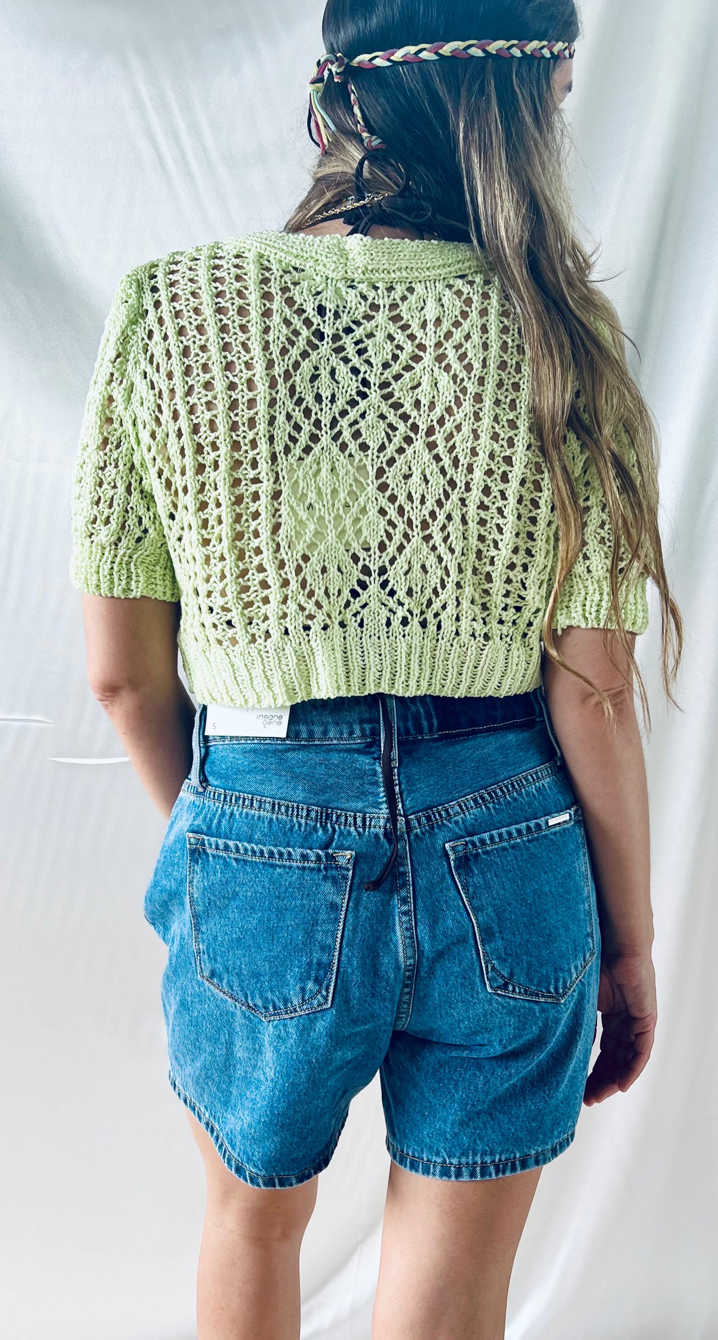 MINT CROCHET TOP