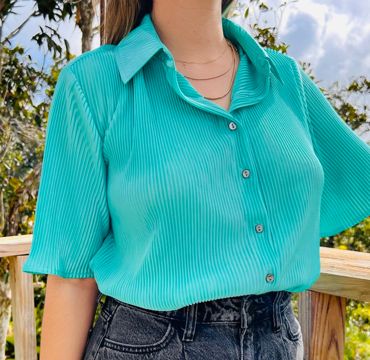 PRETTY JADE TOP