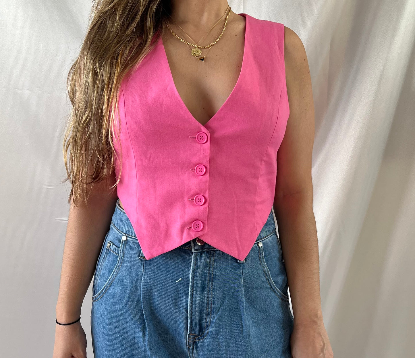 THRIFT - SWEET PINK VEST