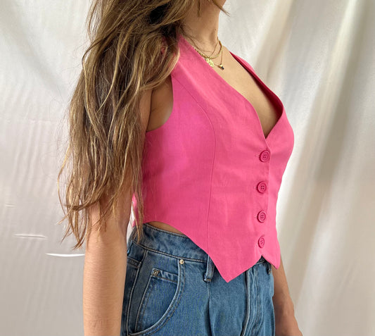 THRIFT - SWEET PINK VEST