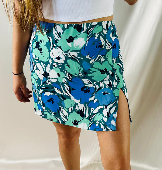 THRIFT - BOTANICA FLORAL SKIRT