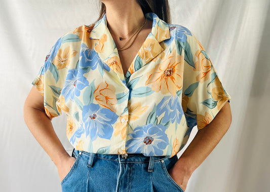 OAHU FLORAL TOP