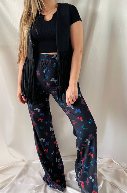 BUTTERFLY MESH PANTS