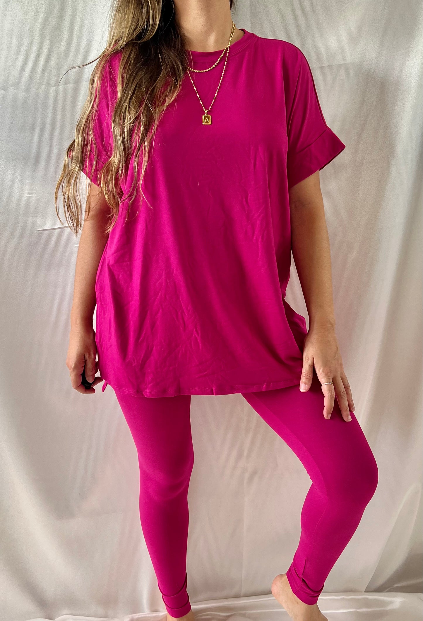 MAGENTA COMFY SET