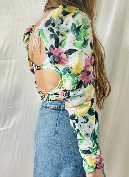 THRIFT - VERSALLES FLORAL TOP