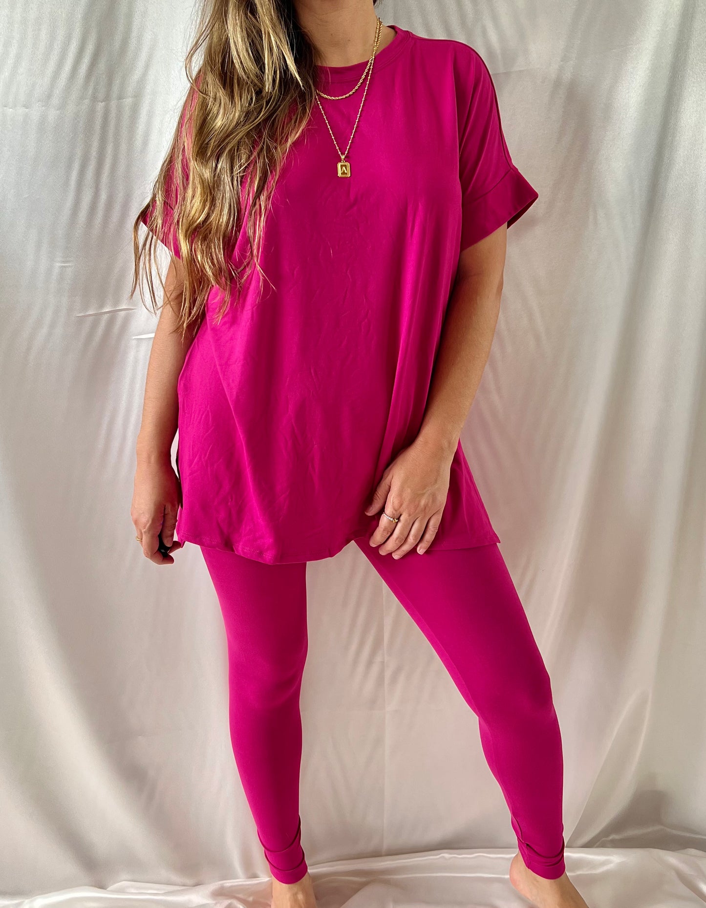 MAGENTA COMFY SET