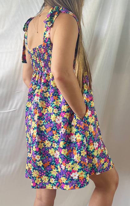 LIVELY FLORAL DRESS